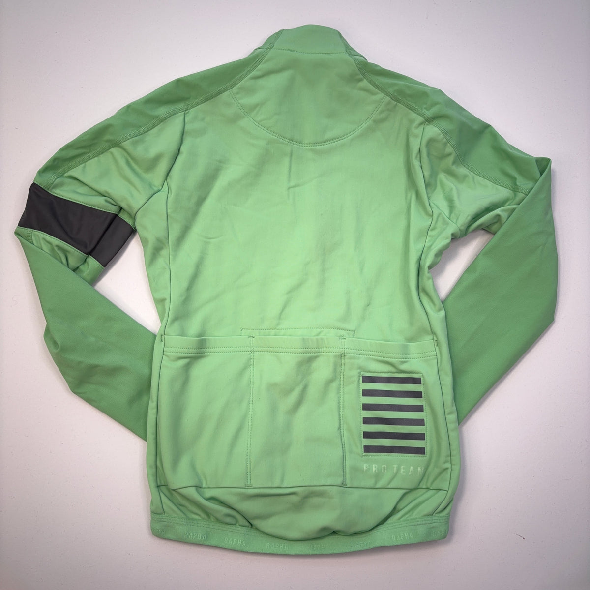 Rapha Pro Team Jacket Forçats de la Route - Extra Small - Green / Black - Very Good Used Condition