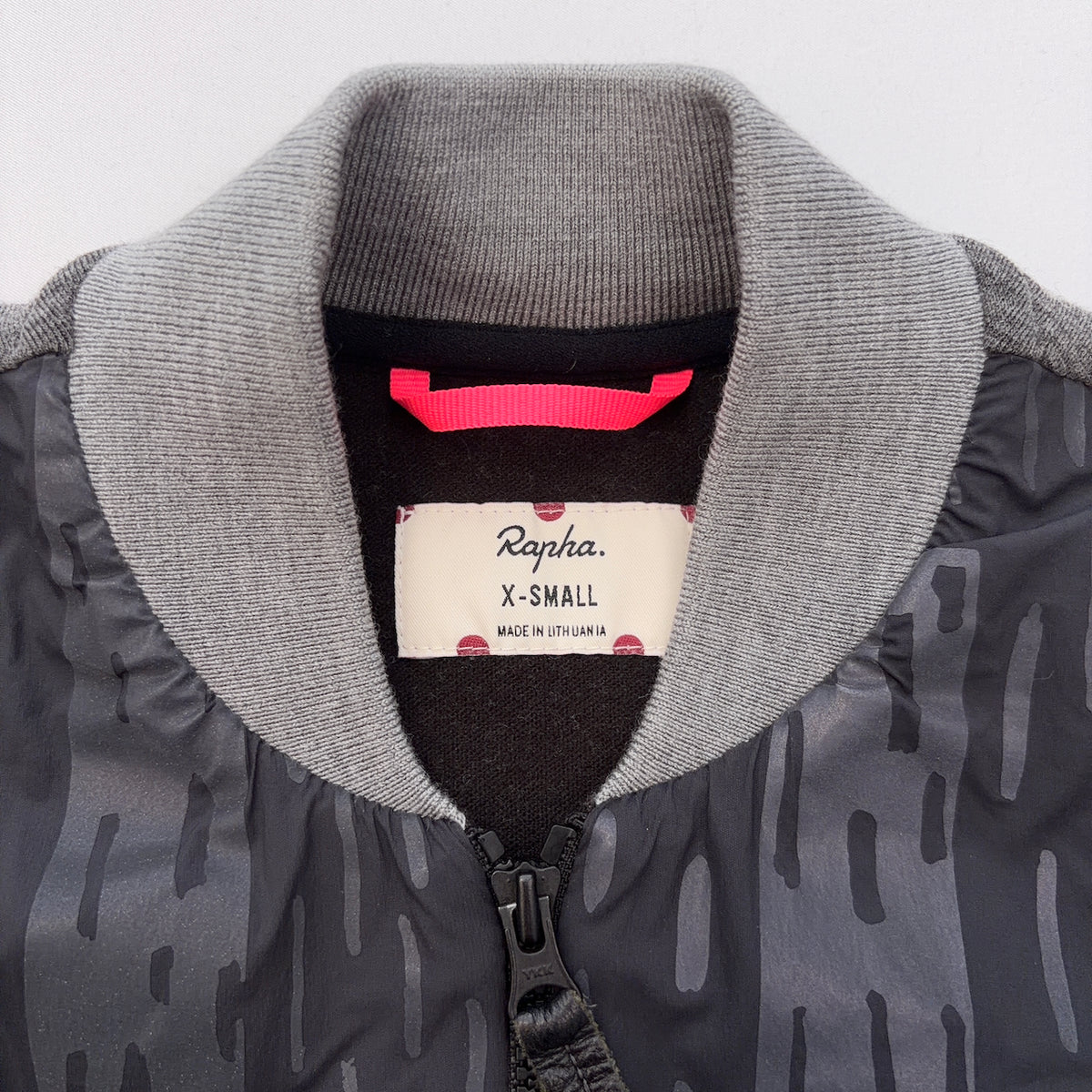 Rapha Women's Printed Bomber - Extra Small - Grey - Excellent Used Condition