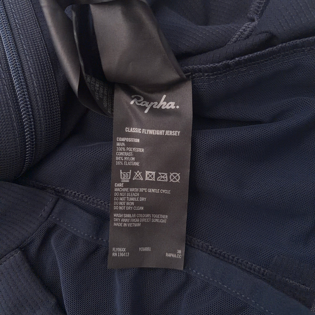 Rapha Men's Classic Flyweight Jersey - Extra Small - Dark Navy - New With Tags