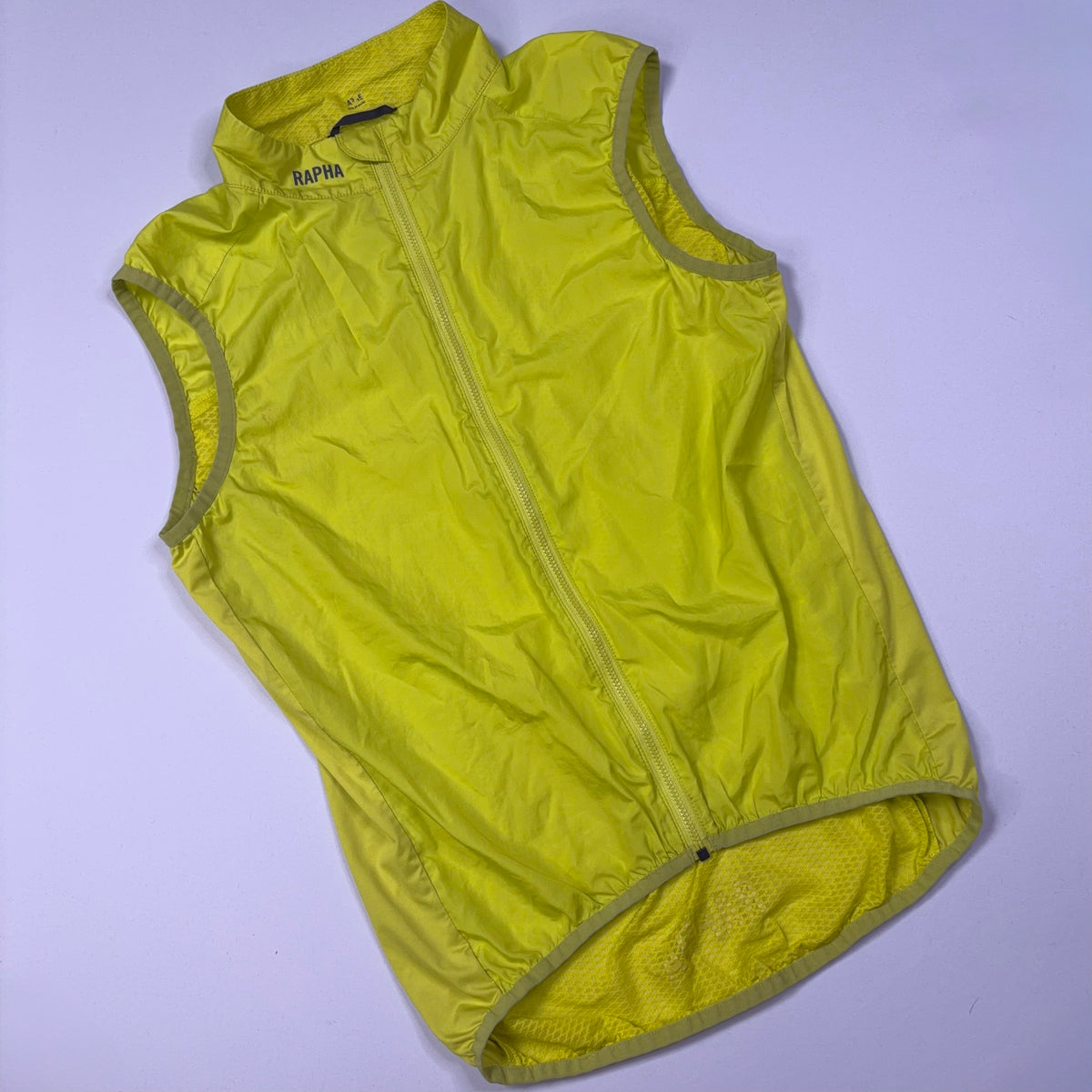 Rapha Men's Wind Gilet - L - Yellow - Very Good Used Condition