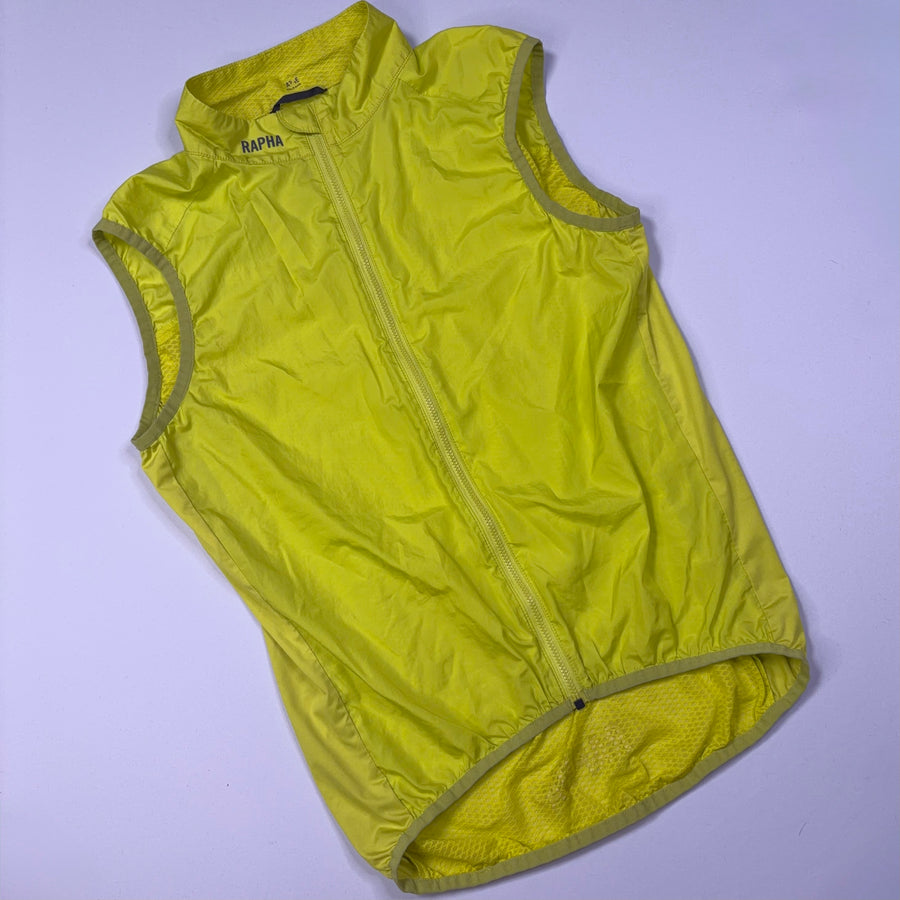 Rapha Men's Wind Gilet - L - Yellow - Very Good Used Condition