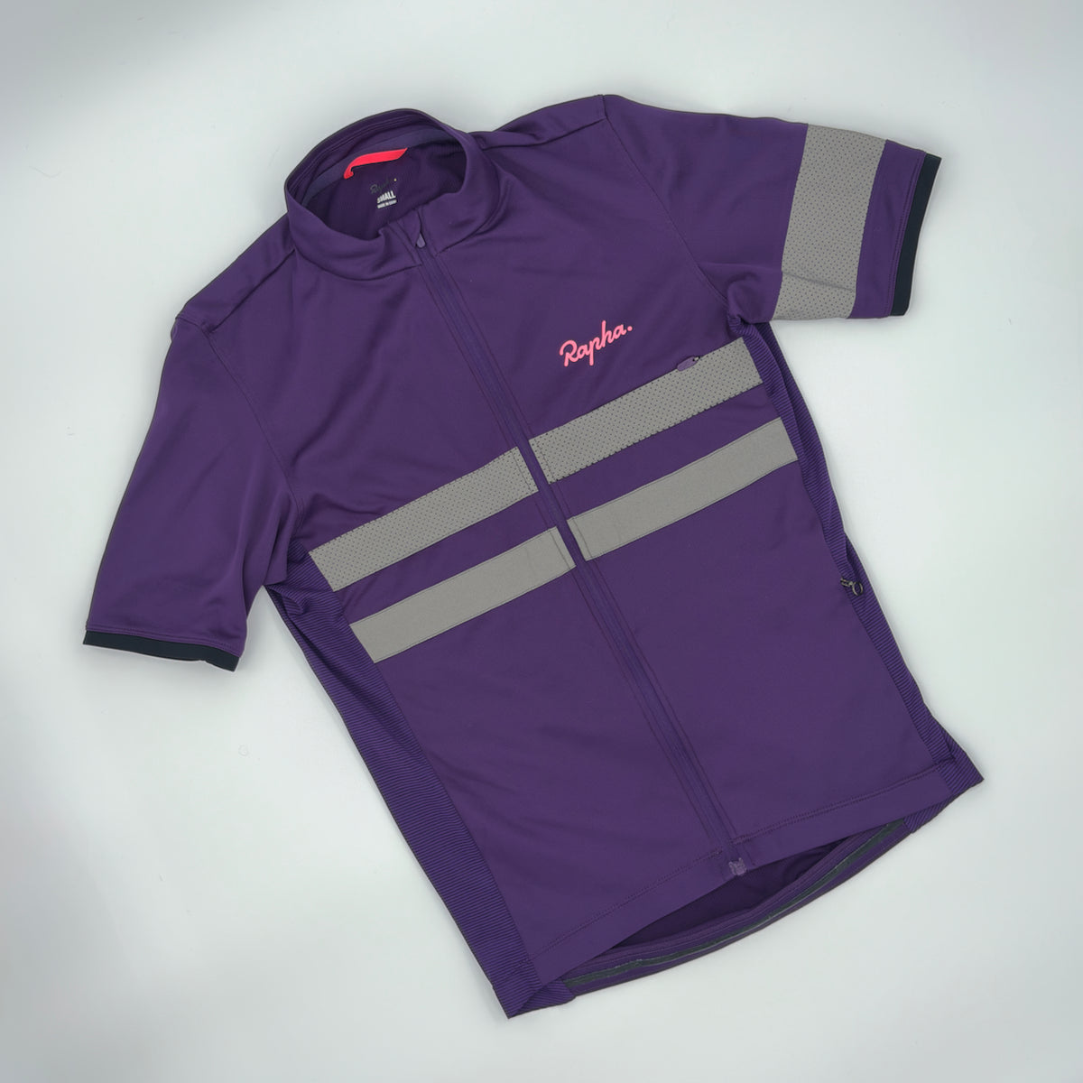Rapha Men's Brevet Lightweight Jersey - S - Dark Purple - Excellent Used Condition