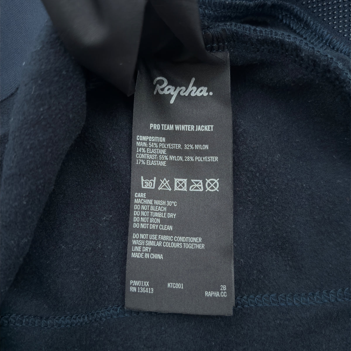 Rapha Men's Pro Team Winter Jacket - XS - Purple / Black - Excellent Used Condition