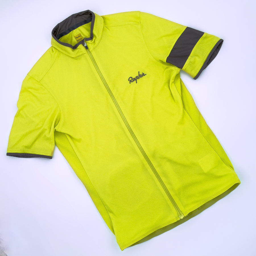 Rapha Super Lightweight Jersey - M - Yellow - Very Good Used Condition