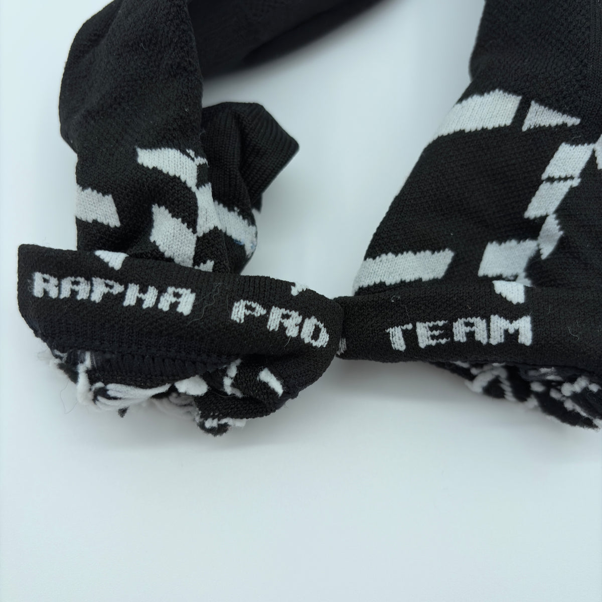 Rapha Pro Team Short Socks - M (EU 40-42, UK 7-8) - Data Print Black / White - Very Good Used Condition