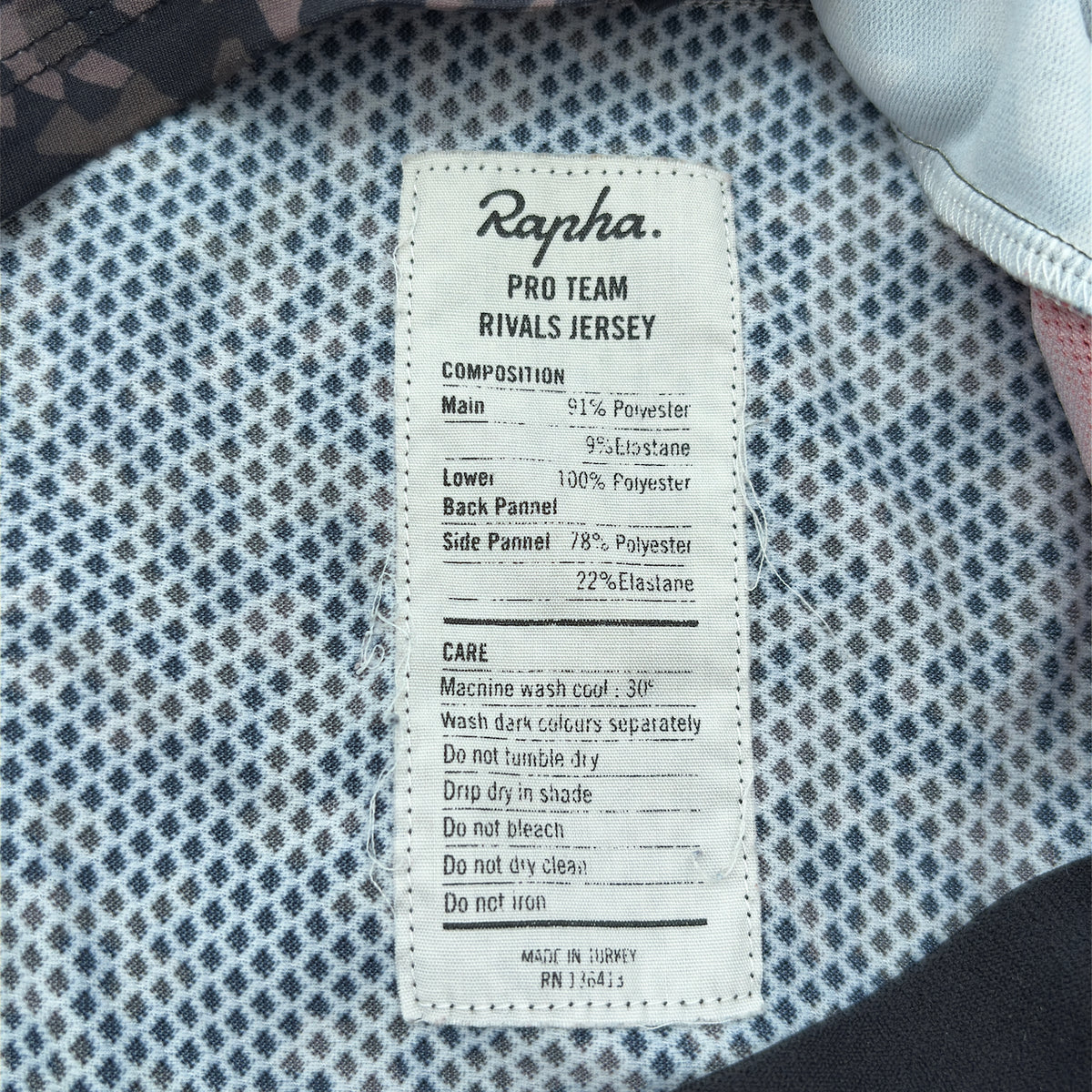 Rapha Pro Team Rivals Jersey - Medium - Pavage Specialiste Camo / Yellow / Red - Excellent Used Condition