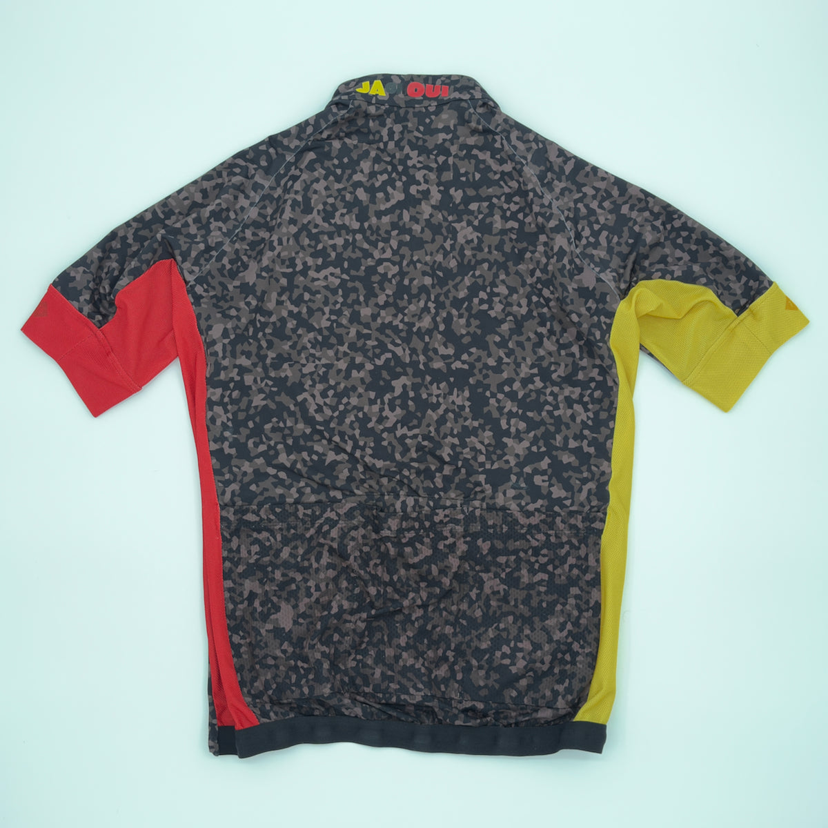 Rapha Pro Team Rivals Jersey - Medium - Pavage Specialiste Camo / Yellow / Red - Excellent Used Condition