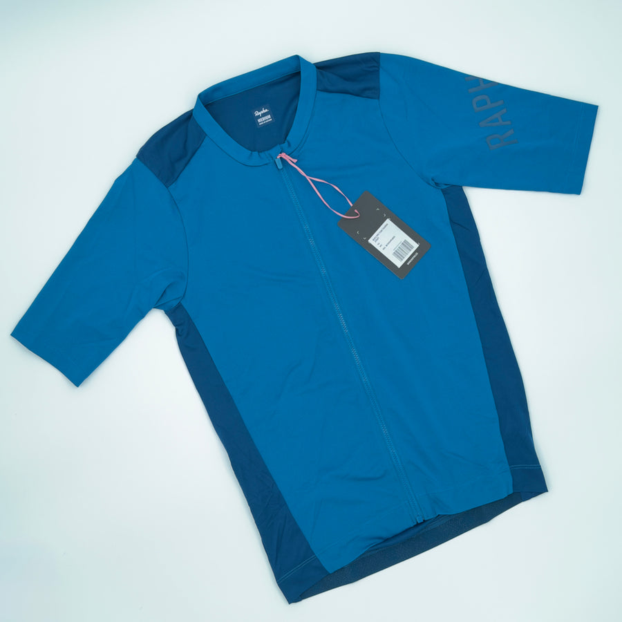 Rapha Men's Pro Team Training Jersey - Medium - Petrol Blue Jewelled Blue - New Unworn (alternate view)