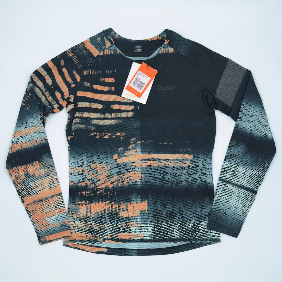 Rapha Women's Trail Long Sleeve Technical T-Shirt - XS - Multicolour Print - New / Unworn