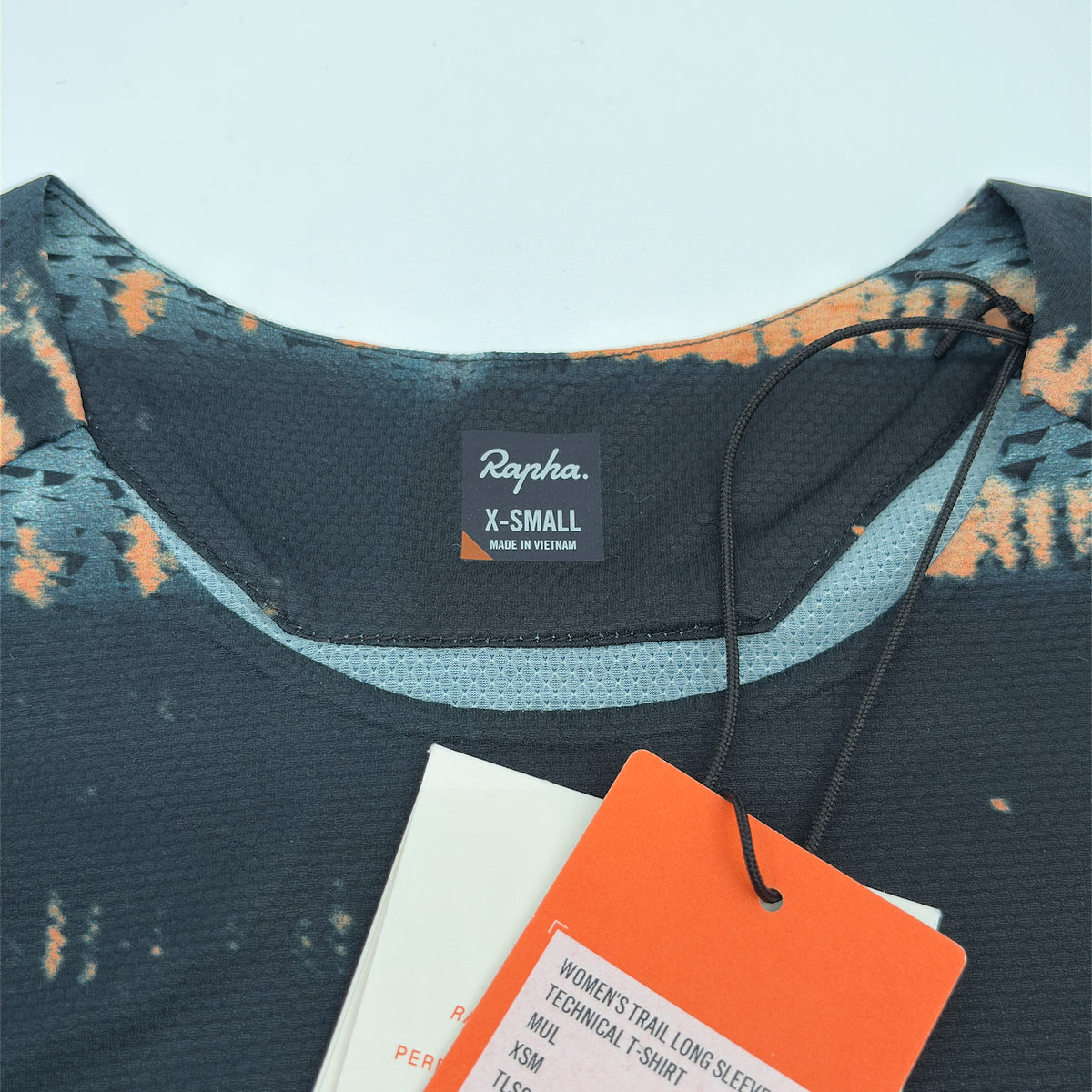 Rapha Women's Trail Long Sleeve Technical T-Shirt - XS - Multicolour Print - New / Unworn