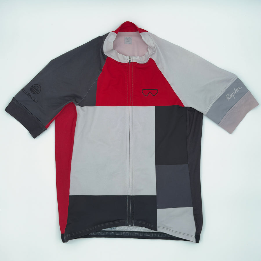 Rapha Trade Team Jersey - Large - La Vie Claire Arc En Ciel 2015 - Excellent Used Condition (alternate view)