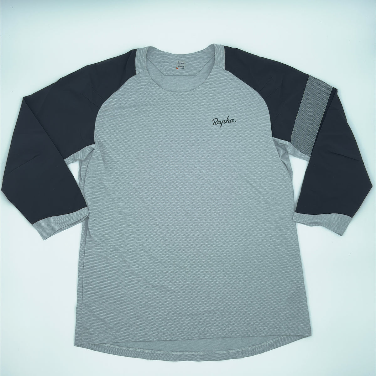 Rapha Women's Trail MTB Jersey (3/4 Sleeve) - XL - Light Grey / Black - Very Good Used Condition