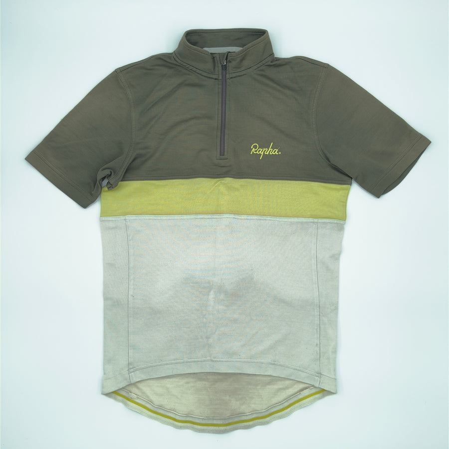 Rapha Club Jersey “Rik II” – Men’s M – Green/Off-White – Good Used Condition. (alternate view)