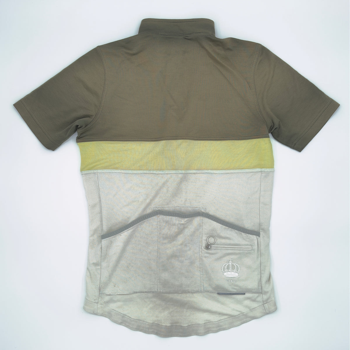 Rapha Club Jersey “Rik II” – Men’s M – Green/Off-White – Good Used Condition.