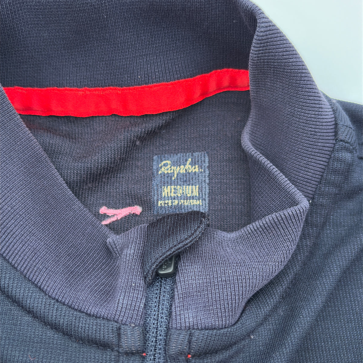 Rapha Men’s Tempest Jersey - M - Navy/Red - Very Good Used Condition