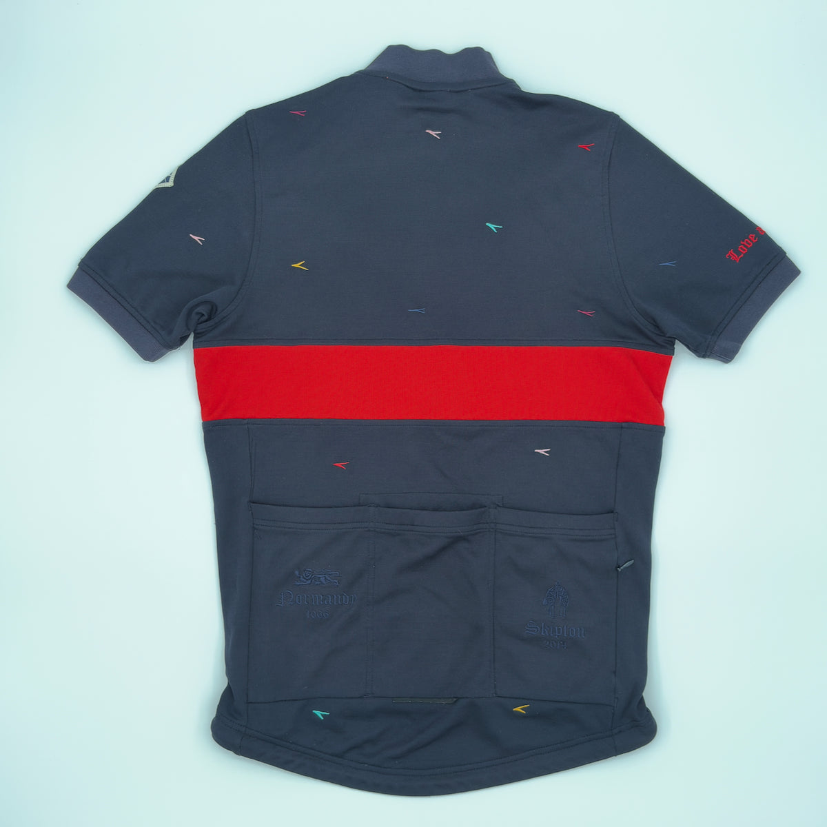 Rapha Men’s Tempest Jersey - M - Navy/Red - Very Good Used Condition