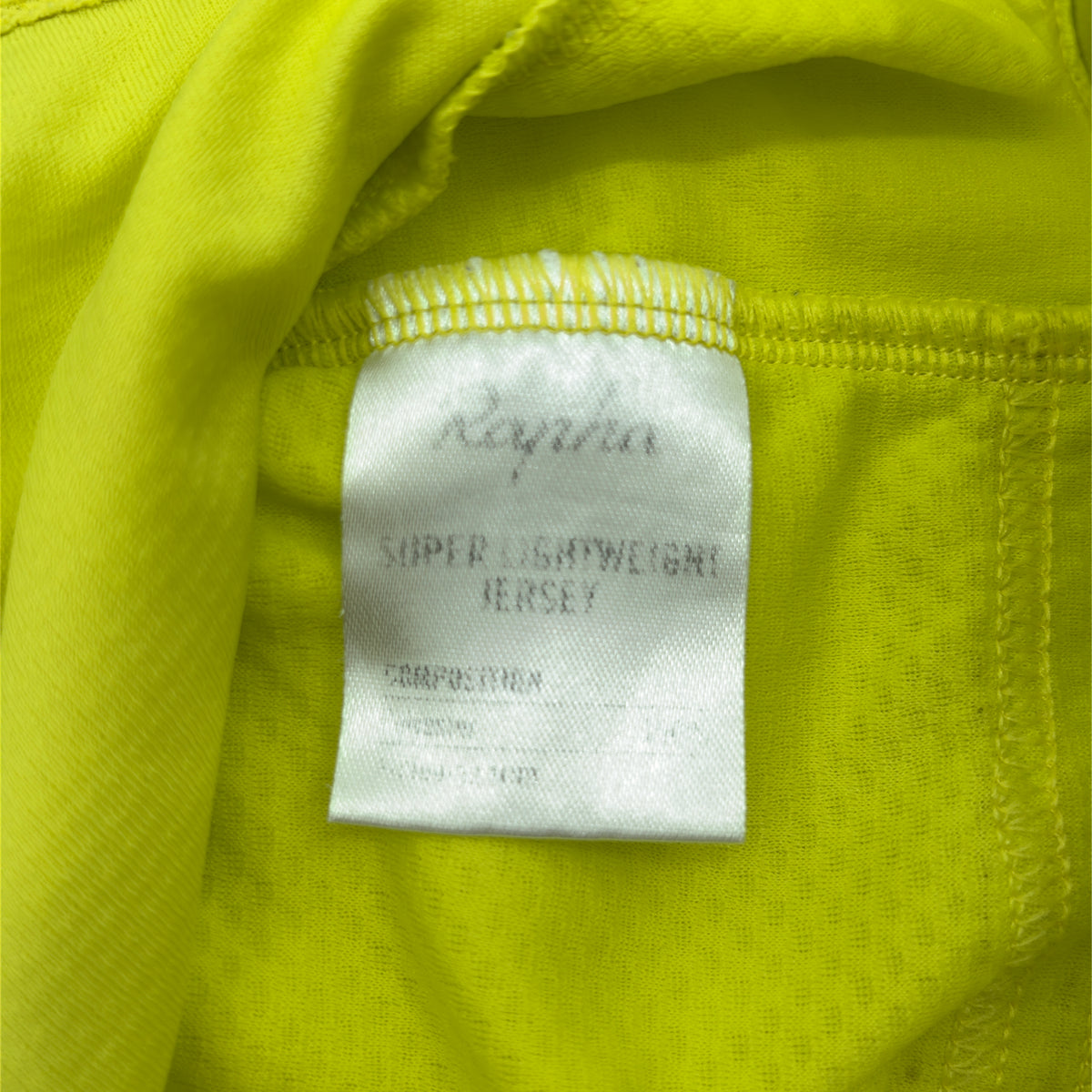 Rapha Super Lightweight Men’s Jersey - M - Yellow - Very Good Used Condition