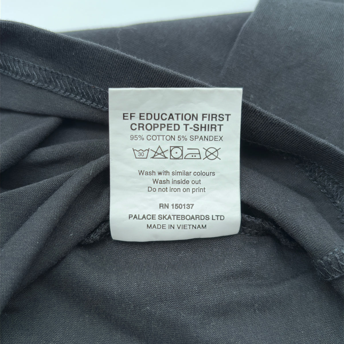 Rapha x Palace Women’s EF Education First Crop T-Shirt - M - Black - Excellent Used Condition