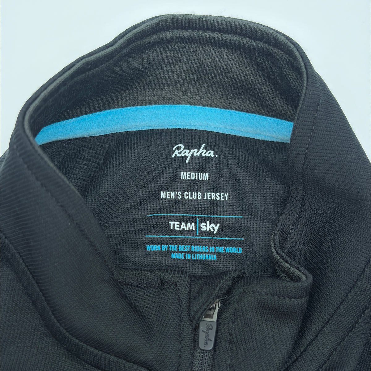 Rapha Men’s Team Sky Club Jersey - M - Black / Grey - Excellent Used Condition
