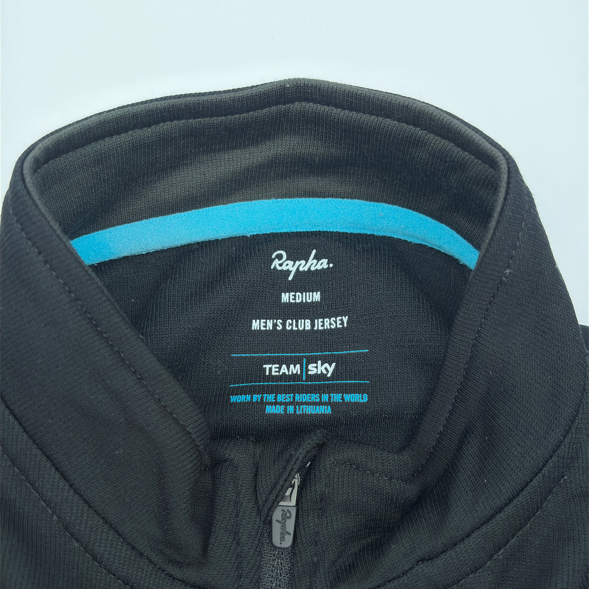 Rapha Men’s Team Sky Club Jersey - M - Black / Grey - Excellent Used Condition