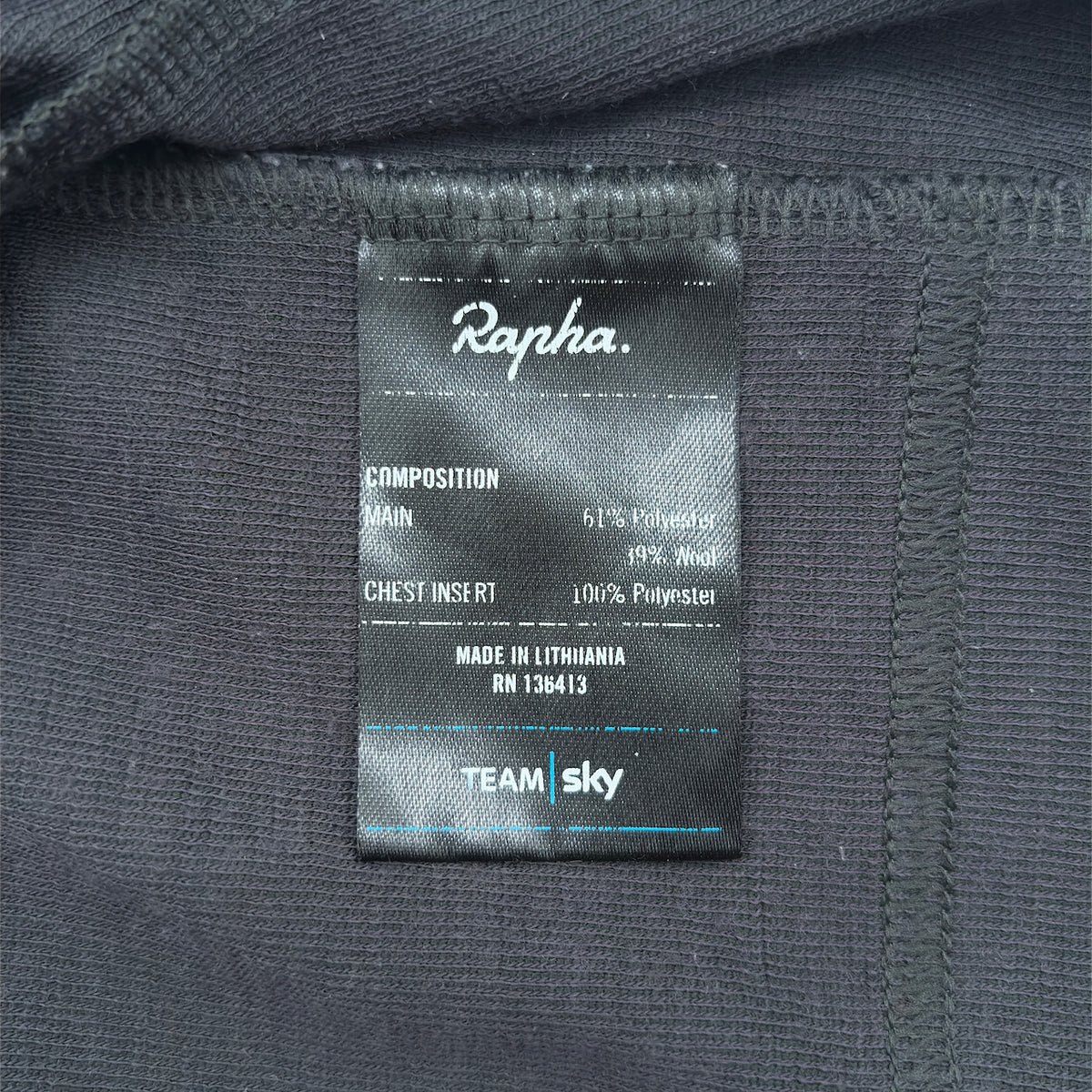 Rapha Men’s Team Sky Club Jersey - M - Black / Grey - Excellent Used Condition