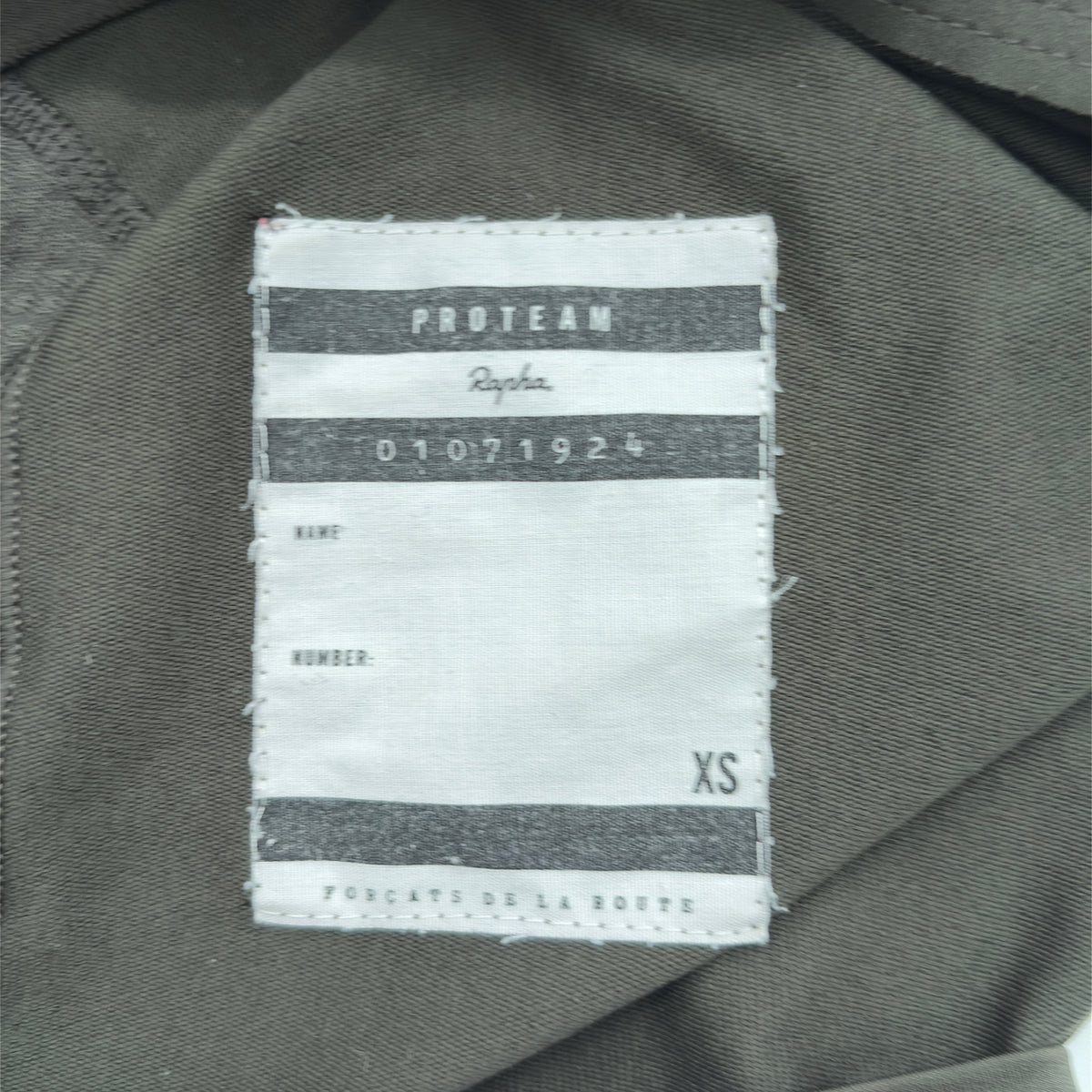 Rapha Men's Pro Team Jersey - XS - Dark Olive - Good Used Condition