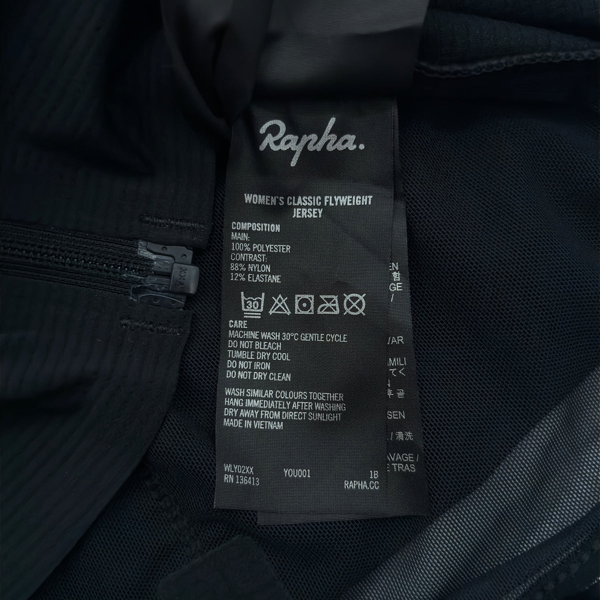 Rapha Women’s Classic Flyweight Jersey - XXS - Black - New With Tags