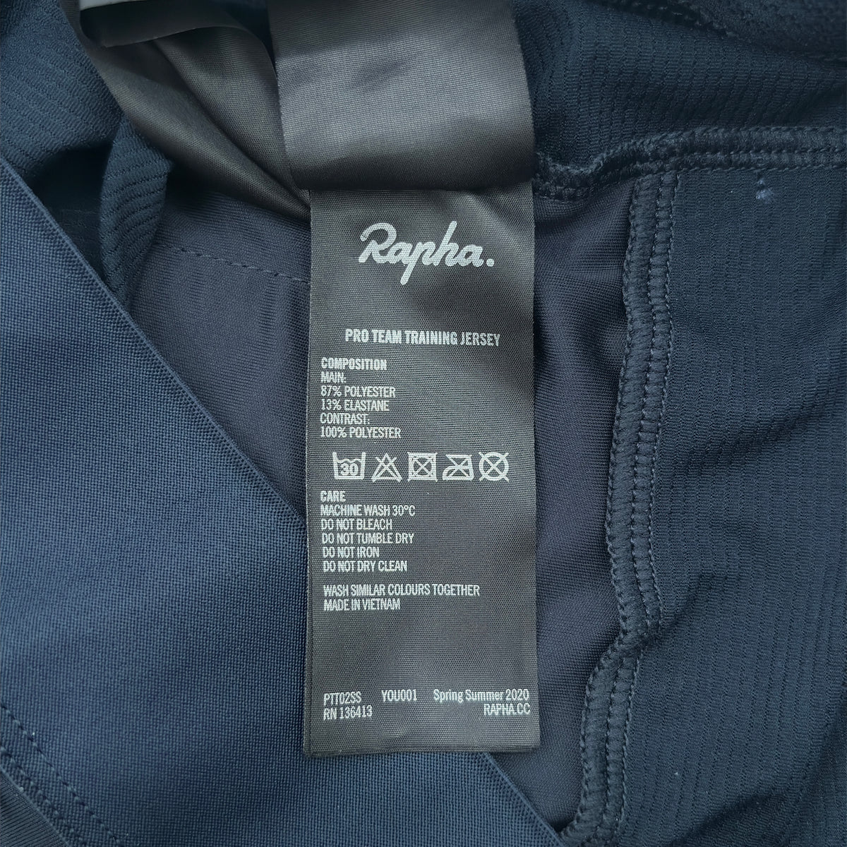 Rapha Pro Team Training Jersey - XS - Navy / White / Blue - Excellent Used Condition