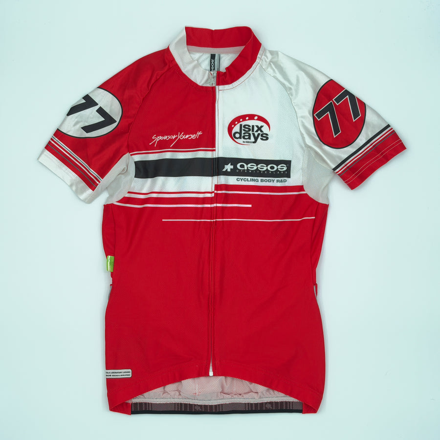 Assos Men's Six Days Challenge Jersey - XS - Red / White - Excellent Used Condition (alternate view)