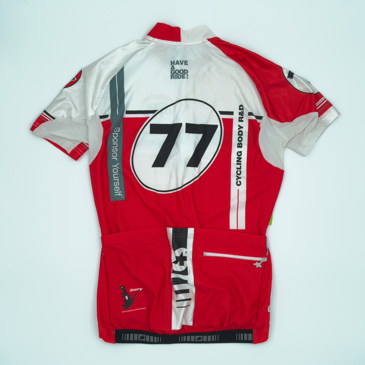 Assos Men's Six Days Challenge Jersey - XS - Red / White - Excellent Used Condition