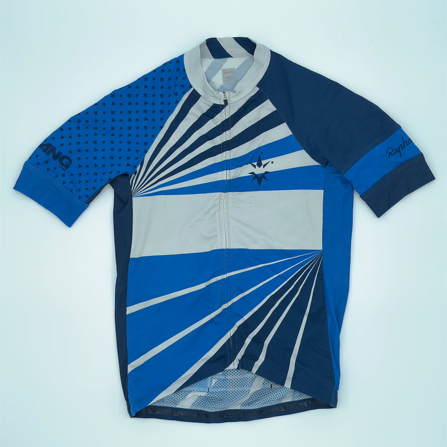 Rapha Trade Team “Les Anglais” Men's Jersey - S - Blue - Very Good Used Condition (alternate view)