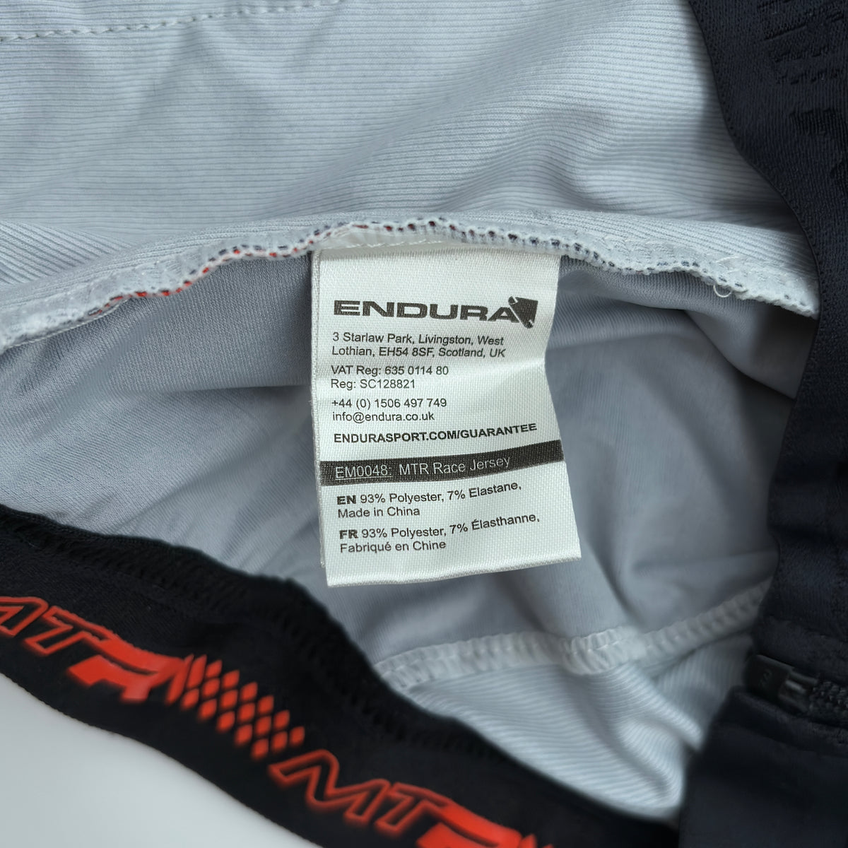 Endura MTR Men’s Jersey - M - Grey/Black - Very Good Used Condition