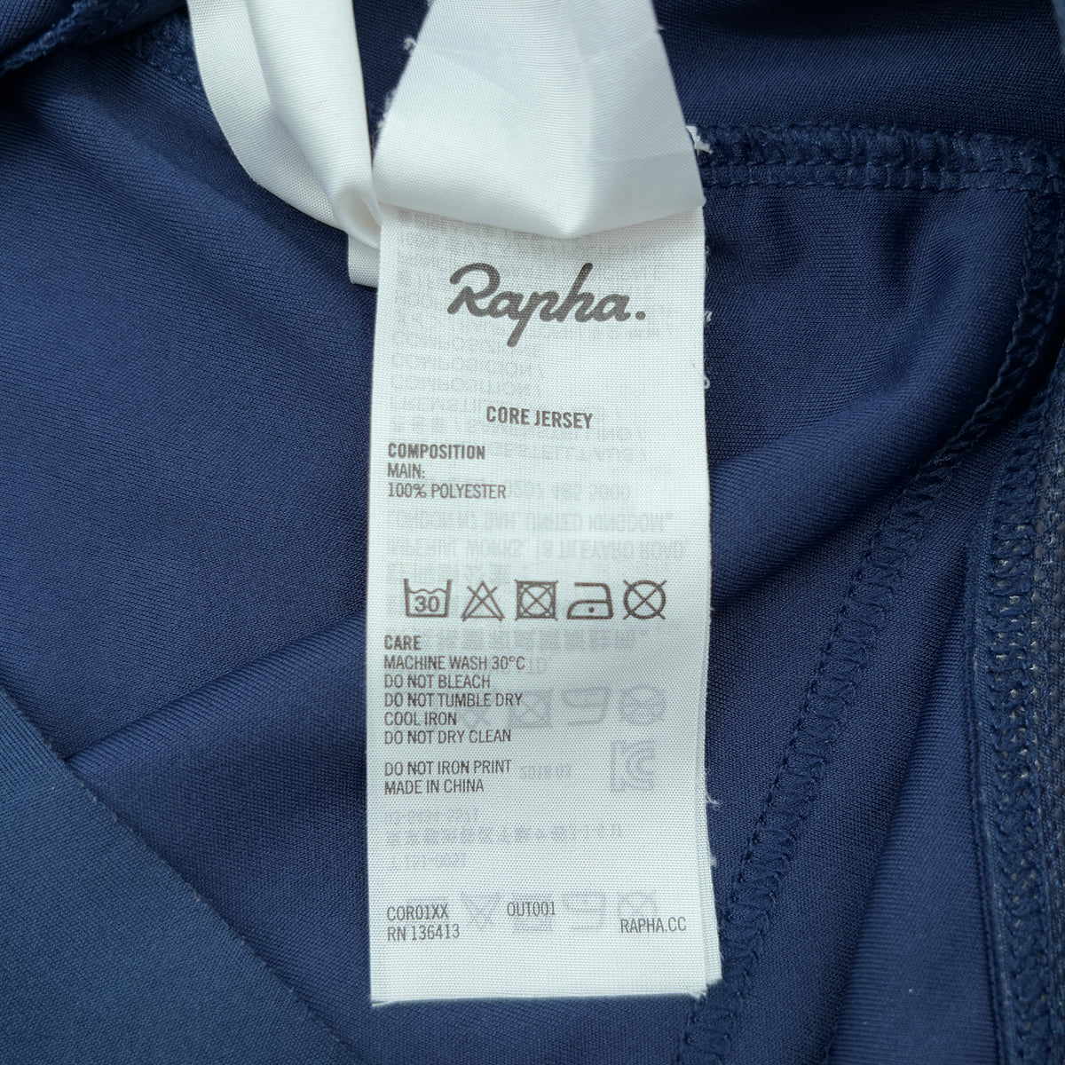Rapha Men's Core Jersey - S - Navy - Very Good Used Condition
