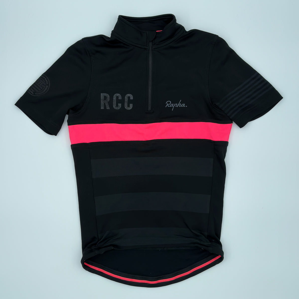 Rapha RCC Short Sleeve Men’s Jersey - XS - Black - Very Good Used Condition