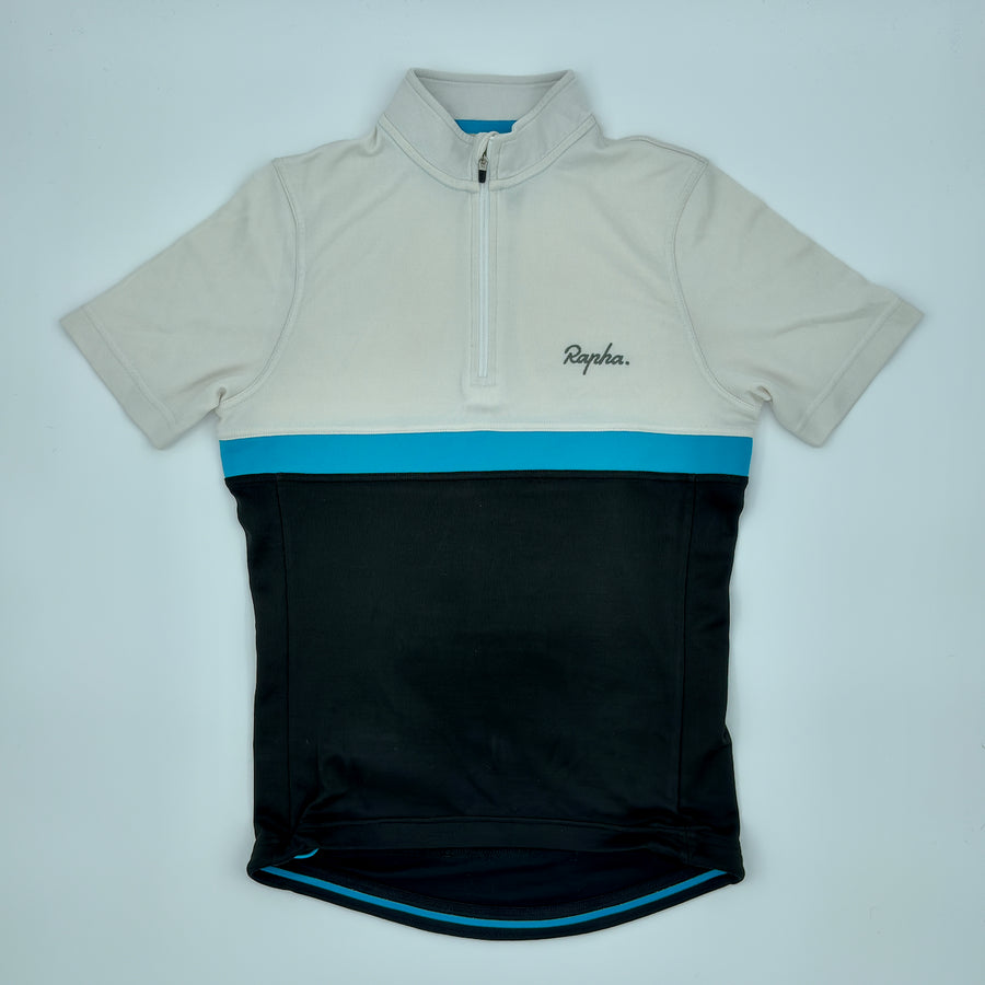 Rapha Team Sky Club Jersey - S - White / Black - Very Good Used Condition (alternate view)