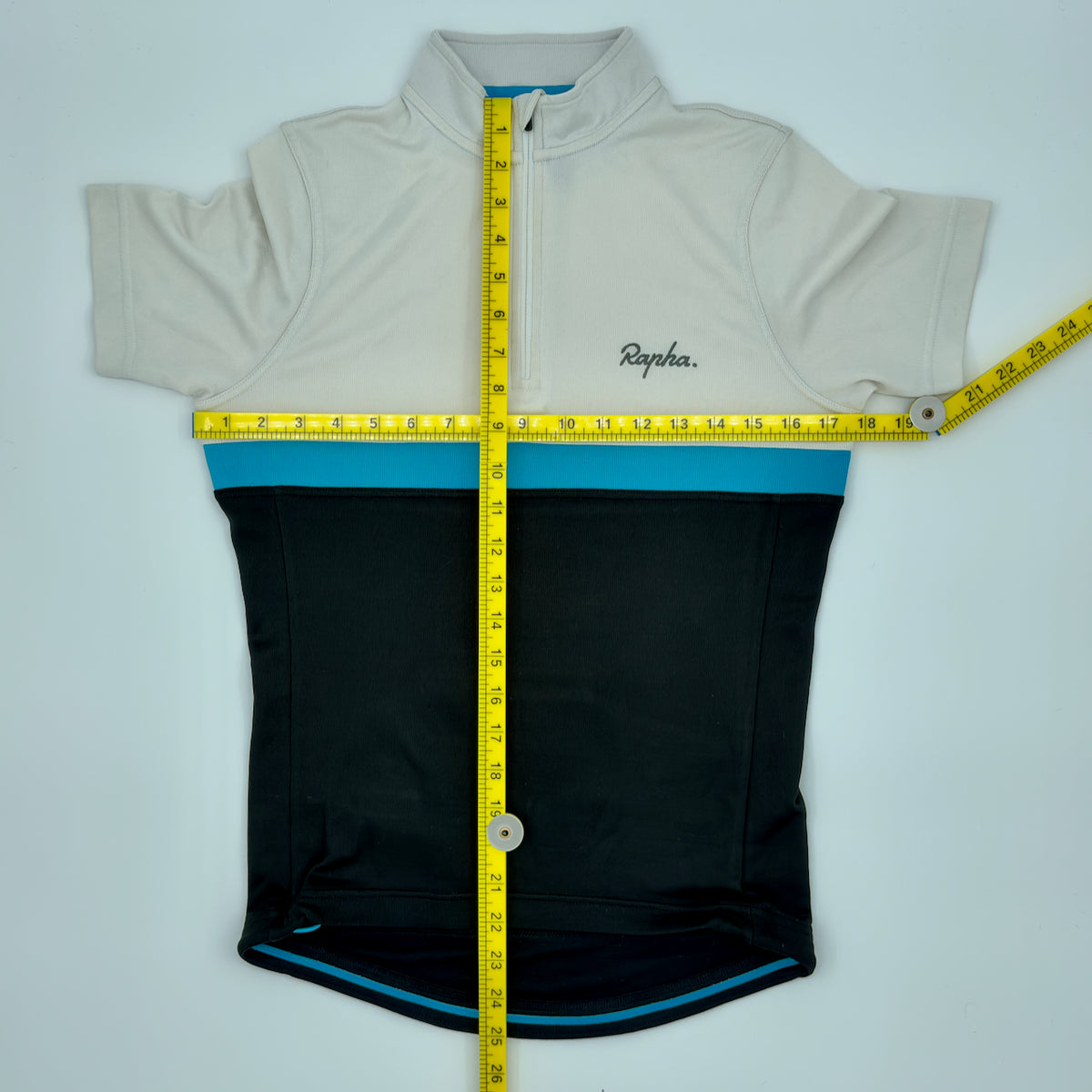 Rapha Team Sky Club Jersey - S - White / Black - Very Good Used Condition