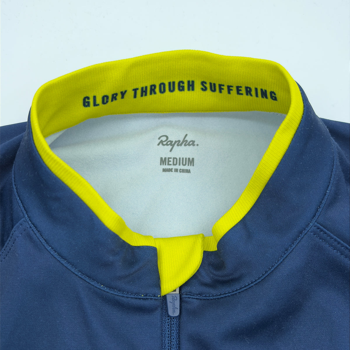 Rapha Men's Festive 500 Long Sleeve Core Jersey - M - Navy - Excellent Used Condition