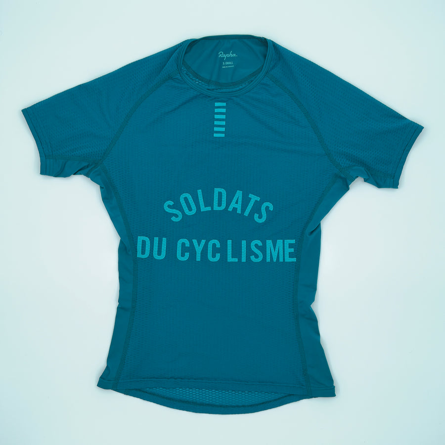 Rapha Women's Pro Team Base Layer - XS - Teal - Very Good Used Condition (alternate view)