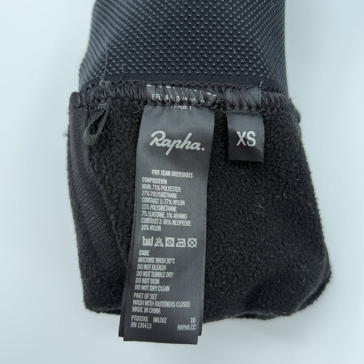 Rapha Pro Team Overshoes - XS - Black / White - Very Good Used Condition