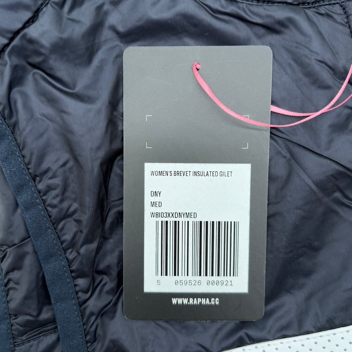 Rapha Women's Brevet Insulated Gilet - M - Dark Navy / Hi-Vis Pink - New With Tags