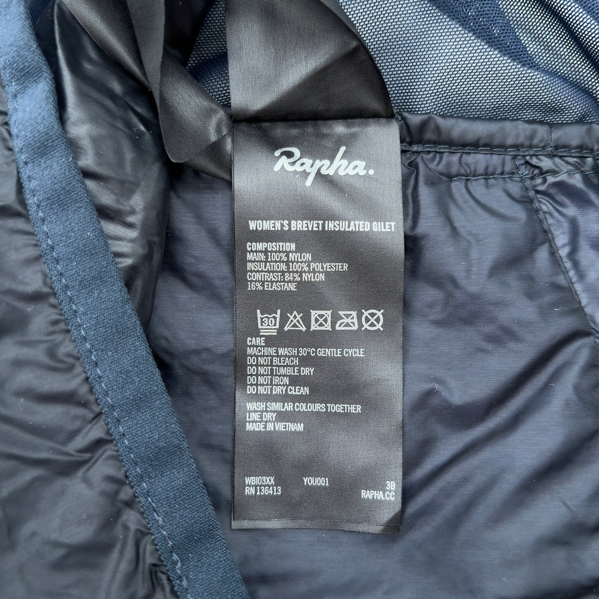 Rapha Women's Brevet Insulated Gilet - M - Dark Navy / Hi-Vis Pink - New With Tags