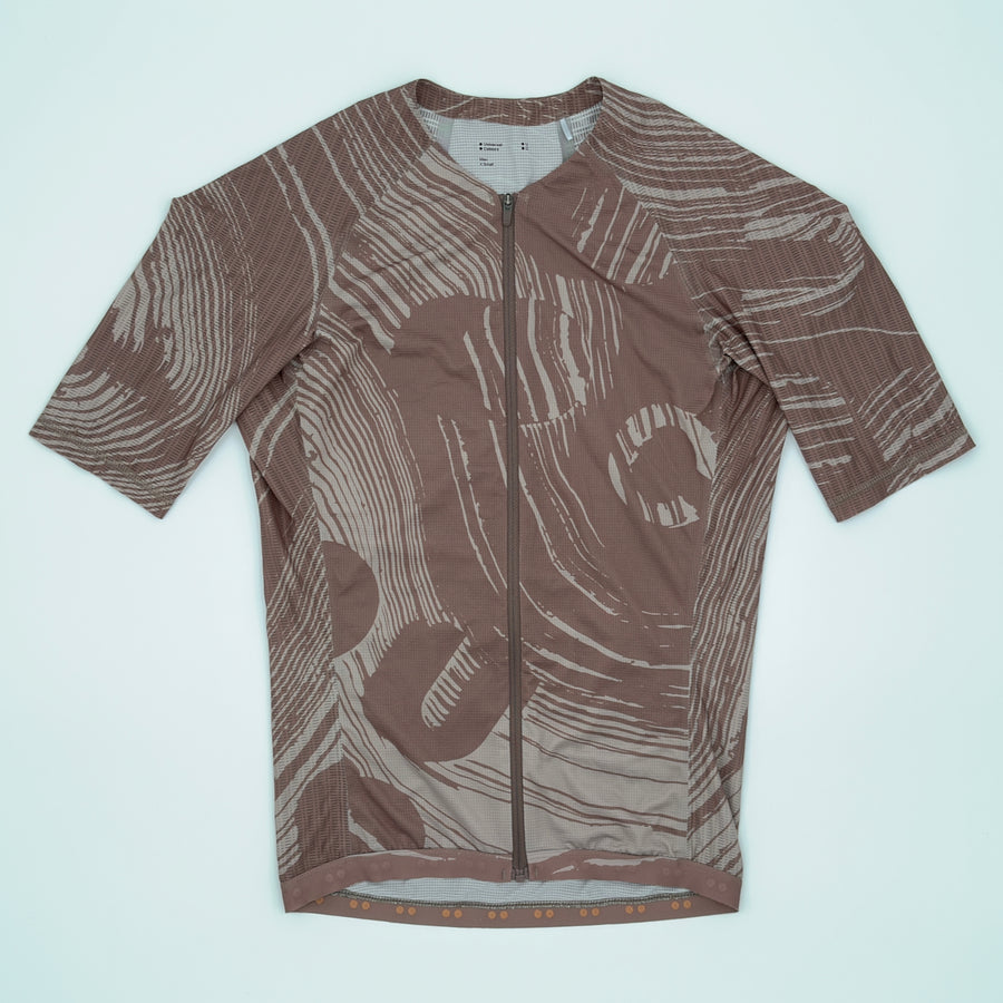 Universal Colours Men's Spectrum Light Short Sleeve Jersey - XS - Brown / Taupe - Excellent Used Condition (alternate view)