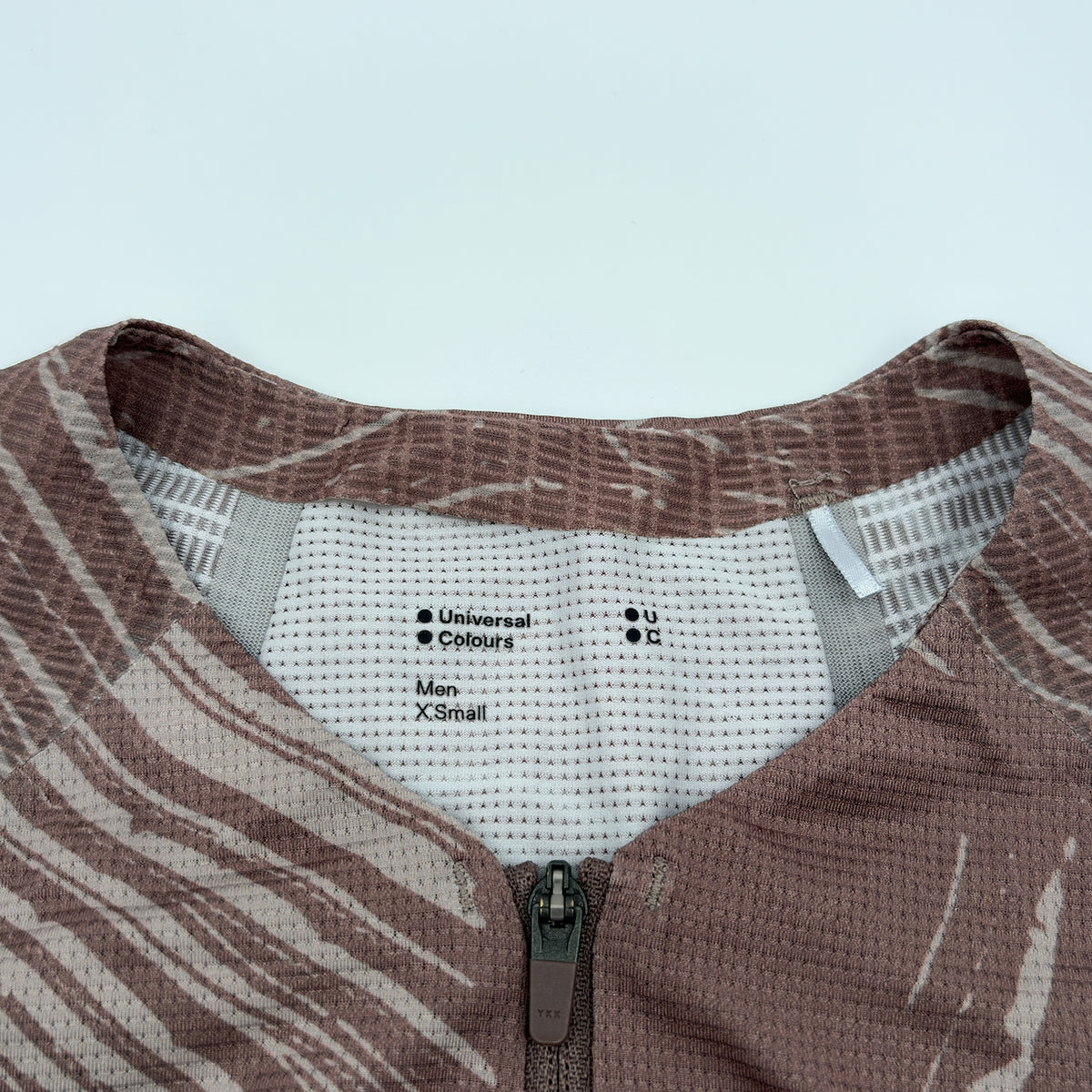 Universal Colours Men's Spectrum Light Short Sleeve Jersey - XS - Brown / Taupe - Excellent Used Condition
