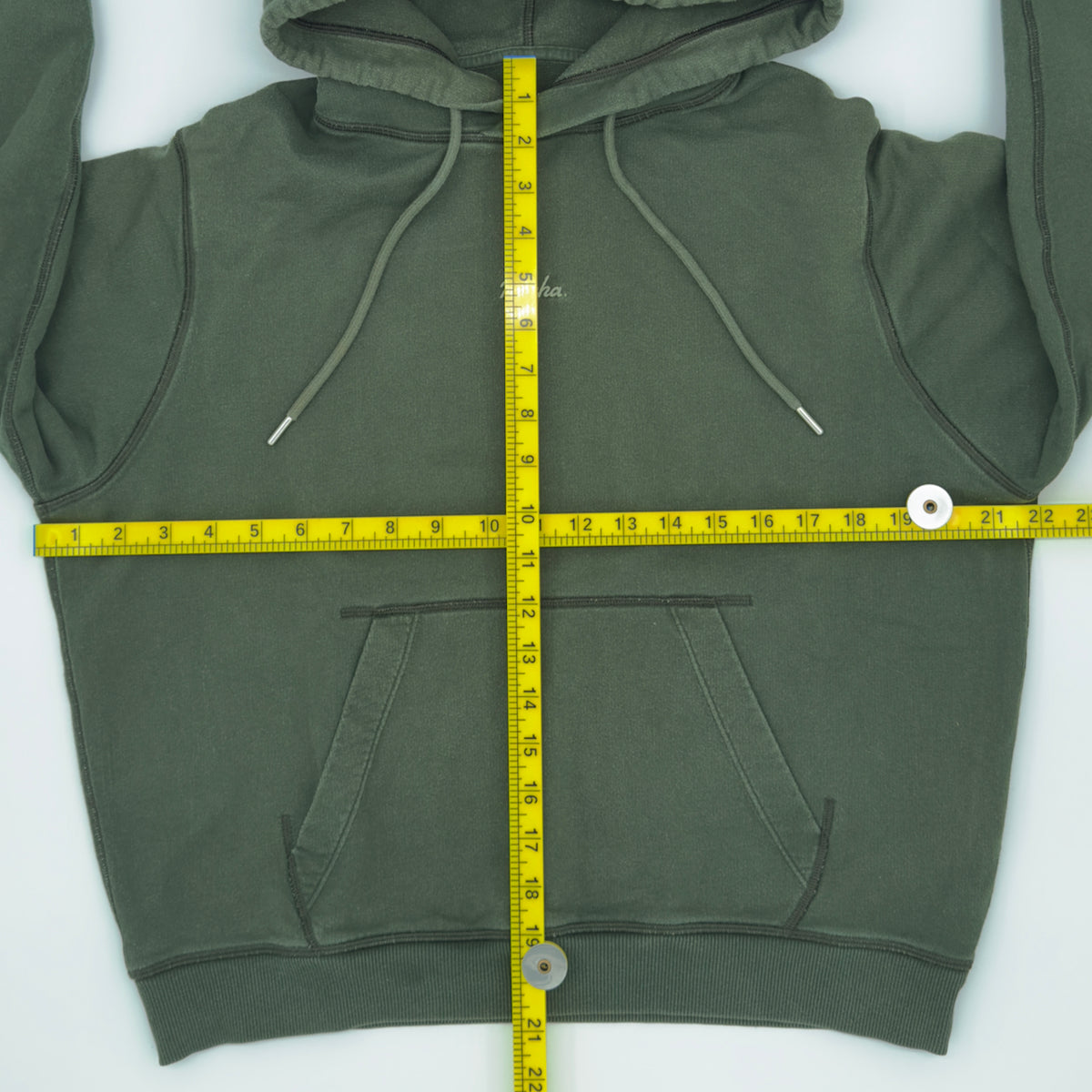 Rapha Women's Cotton Hoodie - XS - Olive Green - Very Good Used Condition