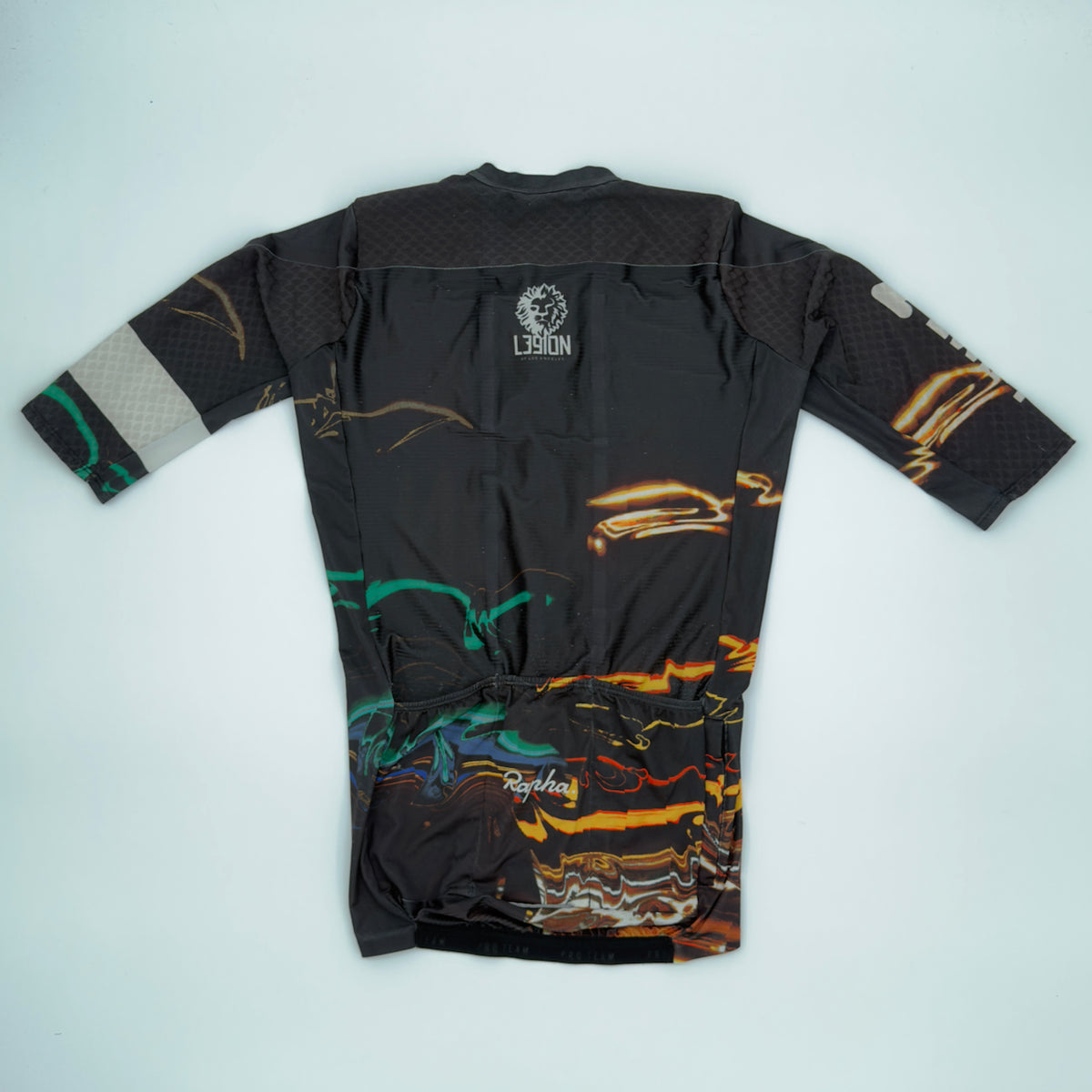Rapha Men's Legion Pro Team Aero Jersey - XS - Black / Multicolour - Very Good Used Condition