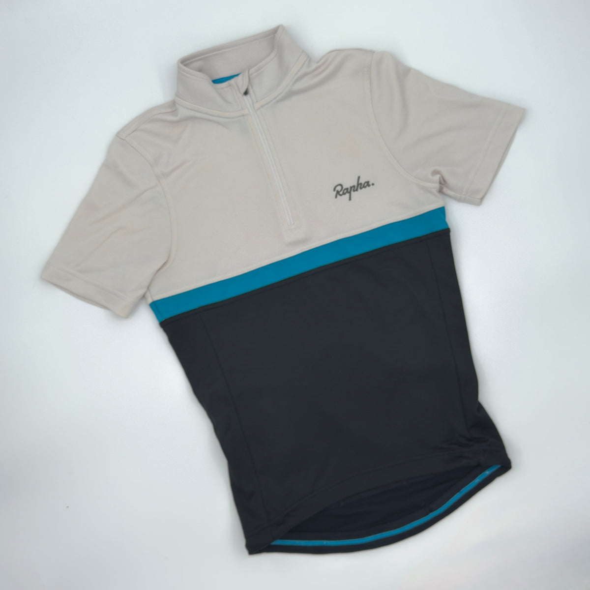 Rapha Men’s Team Sky Club Jersey - XS - Cream/Blue/Navy - Very Good Used Condition