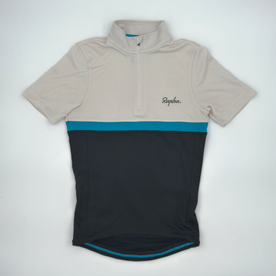 Rapha Men’s Team Sky Club Jersey - XS - Cream/Blue/Navy - Very Good Used Condition (alternate view)