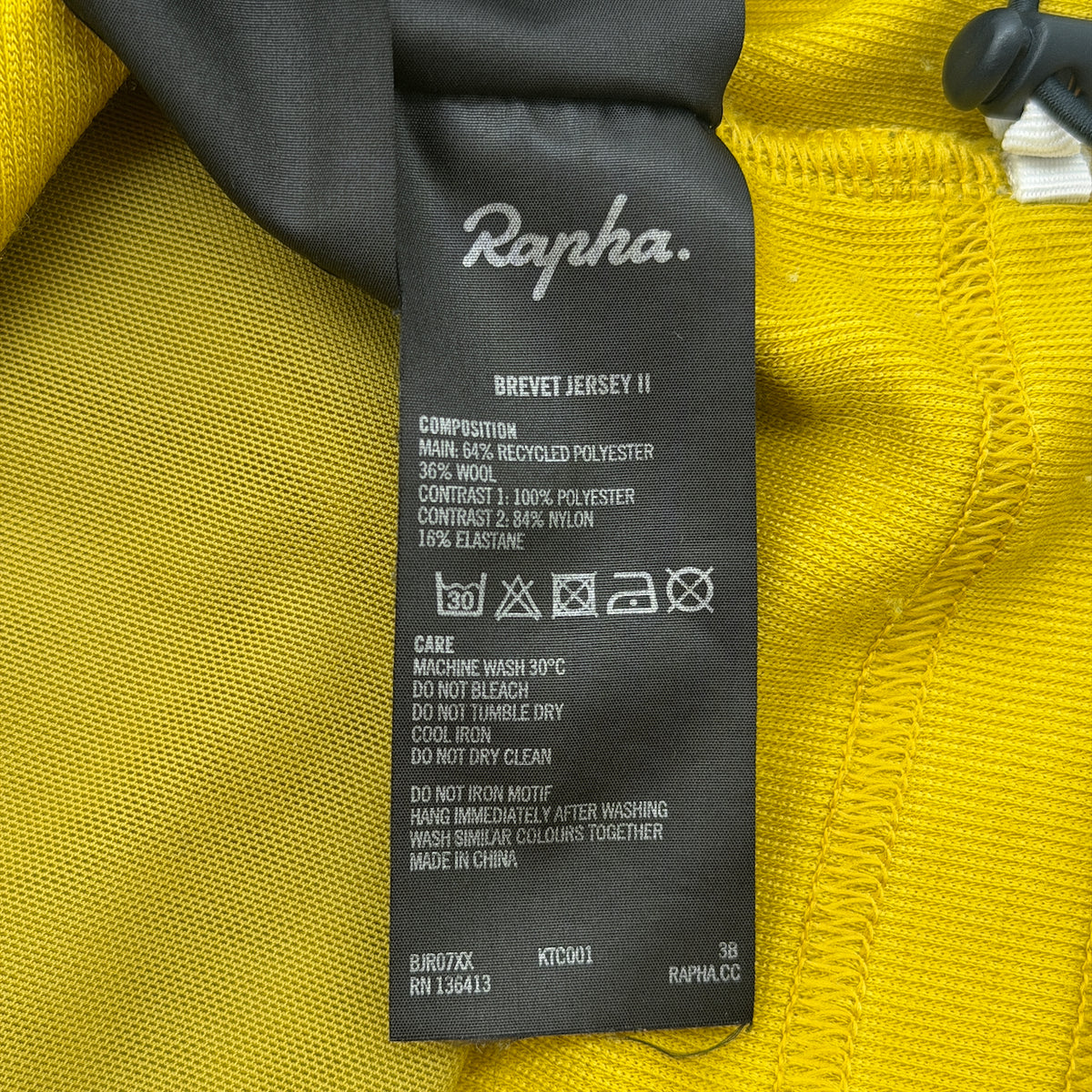 Rapha Men’s Brevet Jersey II - M - Navy/Mustard/Tan - Very Good Used Condition