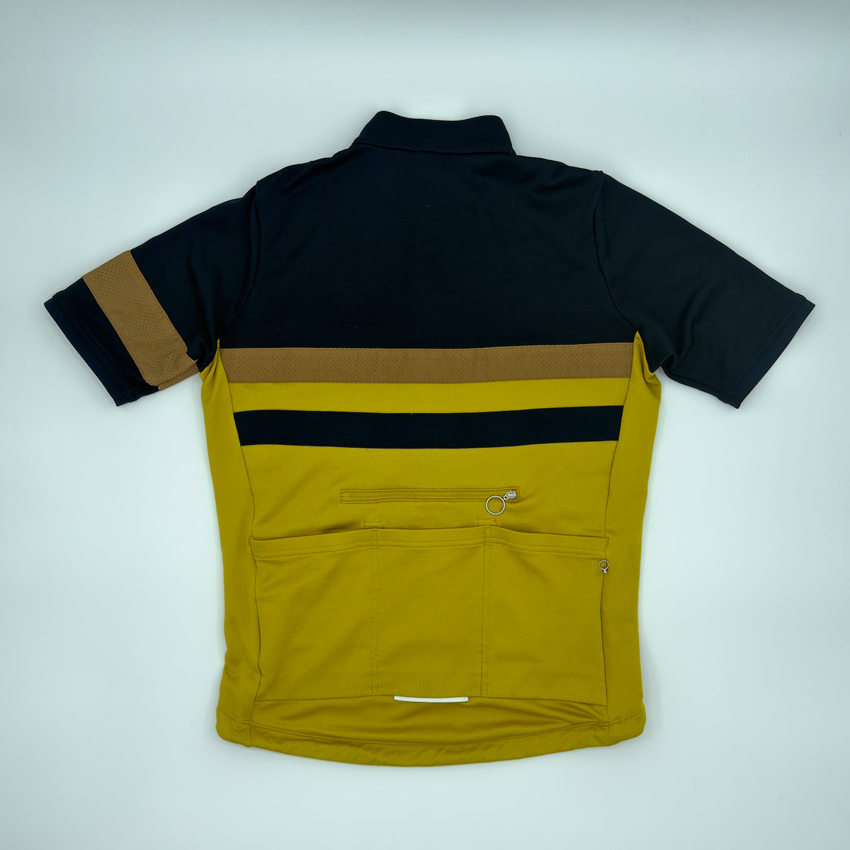 Rapha Men’s Brevet Jersey II - M - Navy/Mustard/Tan - Very Good Used Condition
