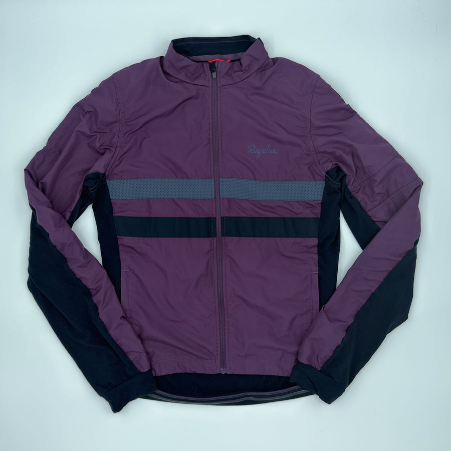 Rapha Men’s LS Brevet Windblock Jersey - M - Purple/Dark Navy - Excellent Used Condition (alternate view)